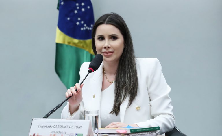 A deputada Caroline de Toni (PL-SC) foi eleita nesta quarta-feira (6) presidente da Comissão de Constituição e Justiça e de Cidadania (CCJ) da Câmara dos Deputados. Ela substitui o deputado Rui Falcão (PT-SP) no cargo.